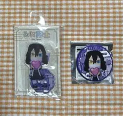 鬼滅の刃 みに隊士 伊黒小芭内 アクリルスタンド・缶バッジ セット