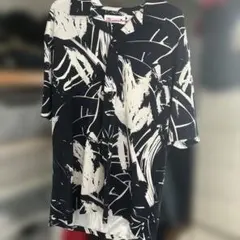 ZARA オープンカラーシャツ 総柄 XLサイズのサムネイル