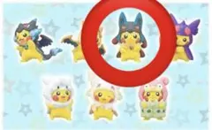 極美品 メガルカリオのポンチョを着たピカチュウ - メルカリ