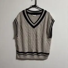 earth music&ecologyニットベストLady's FREE