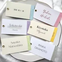 席札　結婚式　ウェディング　simple ❤︎ Message Card