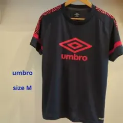 umbro ネイビー/レッド 半袖　サッカーウェア