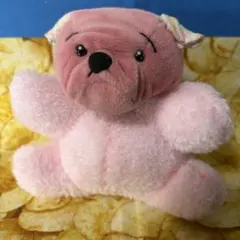 ハンドメイド　ぬいぐるみ　お散歩デビューしたばかりのブルドッグ