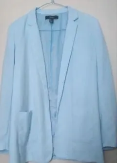 FOREVER21　テーラードジャケット　水色