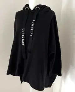 韓国路面店 裏起毛 プルオーバー レディース free size 黒