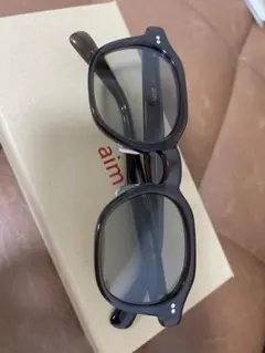 新品 chutts ブラウン ユニセックス オーバルシェイプサングラス