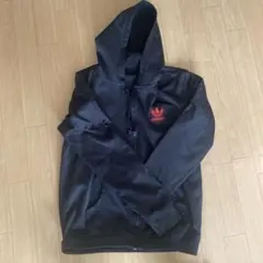 adidas フード付きパーカー 黒