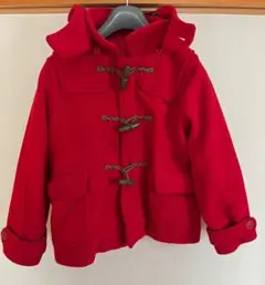 anyFAM　エニイファム　女の子女児 フリース赤ダッフルコート 130㎝