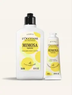 L'OCCITANE ミモザ　ボディローション＆ハンドクリームセット【数量限定】