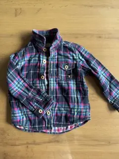 MIKIHOUSE DOUBLE.B チェックシャツ 80