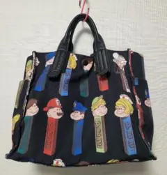 ear PAPILLONNER【イア パピヨネ】✕PEZ トートバッグ ブラック