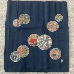 未使用　1枚 芹沢銈介模様　プリント座布団カバー 手まり文　手鞠　手毬