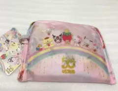 アベイル　いちご新聞50周年　サンリオキャラクターズ　エコバッグ