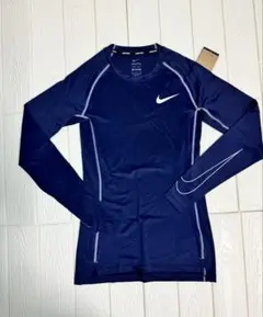 NIKEナイキ　プロ Dri-FIT タイト フィット 長袖　ネイビー　L 新品