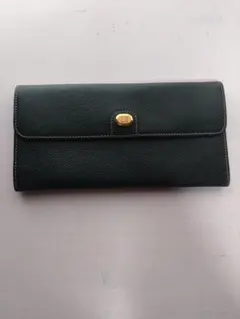 dunhill レザー グリーン ヴィンテージ 長財布