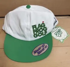 新品 FLAGFROGGOLF キャップ 帽子 ゴルフ 未使用 60cm レア