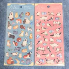 【国内正規品】マインドウェイブ リルツステッカー ぷっくりシール シマエナガ 猫