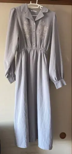 OLIVE des OLIVE ロングワンピース　グレー