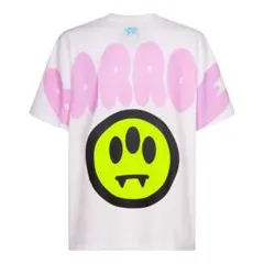 【新品未使用】BARROW スマイルロゴ バックプリントTシャツ M