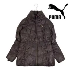 12T408☆ PUMA 中綿 スタンドカラー ダウンジャケット ハーフコート