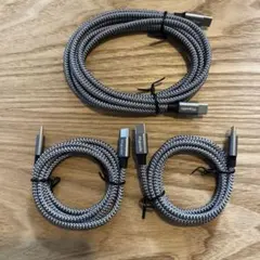 USB C ケーブル [3本セット 1m/1m/2m] etguuds タイプc