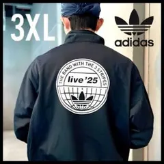 adidas×Oasis★黒★3XL★コーチジャケット★ナイロンジャケット★男女