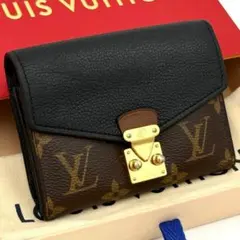 ルイヴィトン モノグラム ポルトフォイユ パラス コンパクト 三つ折り財布