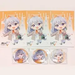 樋口楓 にじさんじ 7大タワー 缶バッジ ポストカード 等身 SD 特典