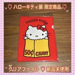 【新品未開封】ハローキティ展 50周年 50th A4クリアファイル