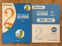 実用数学技能検定 過去問題集 準2級 数学検定 数検 別冊解答付き