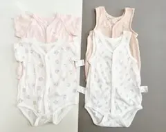 70サイズ　ベビー肌着4枚セット　半袖　タンクトップ