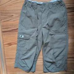 Nike ベージュ カーゴハーフパンツ 140-150