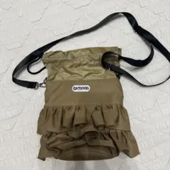 OUTDOOR PRODUCTS フリル ショルダーバッグ ベージュのサムネイル