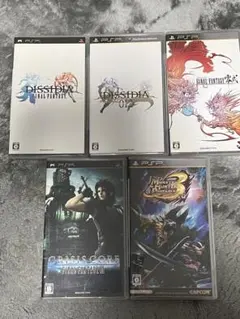 PSPソフト5本　FF・モンハン