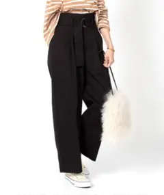 フリークスストア ハイウエストワイドパンツ