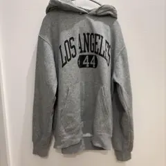 Champion ロサンゼルス パーカー Lサイズ グレー　裏起毛