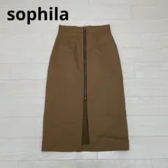 sophila ソフィラ　センターZIPスカート タイトスカート