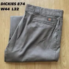 ディッキーズ 874 ワークパンツ グレー W44 L32 オーバーサイズ 古着