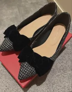 Oriental Traffic 2025新作　リボンツイードパンプス　23㎝