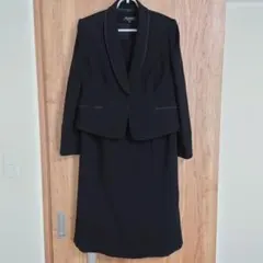 ブラックフォーマルスーツ ブラックワンピーススーツ セット 大きいサイズ 17号