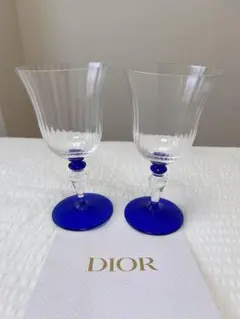 新品未使用】Dior ウォーターグラス ブルー - メルカリ
