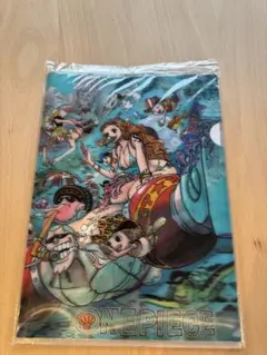 ONE PIECE 3Dクリアファイル 海中イラスト