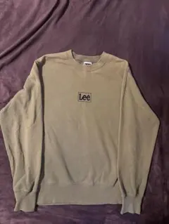 90s Lee 古着 短丈スウェットオリーブグリーン
