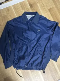【希少】80s IZOD LACOSTE ナイロンジャケット ネイビー XL