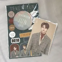 SEVENTEEN ジュン ステッカー 缶バッジ トレカ セット