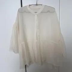 【LOWRYS FARM】シアーブラウス