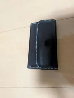 ガンゾ 牛革 レザー4連キーケース ダークブラウン カード付き カウレザーのサムネイル