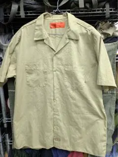 Dickies ワークシャツ 半袖 ベージュのサムネイル