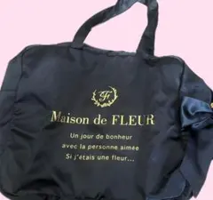 Maison de FLEUR キャリーオンバッグ ネイビー