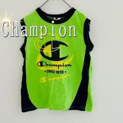 Champion ノースリーブロゴタンクトップ（120cm）ライムグリーンのサムネイル